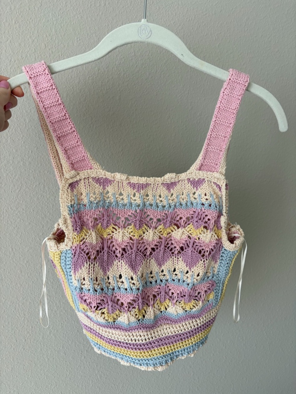Zara Crochet Cropped Tank